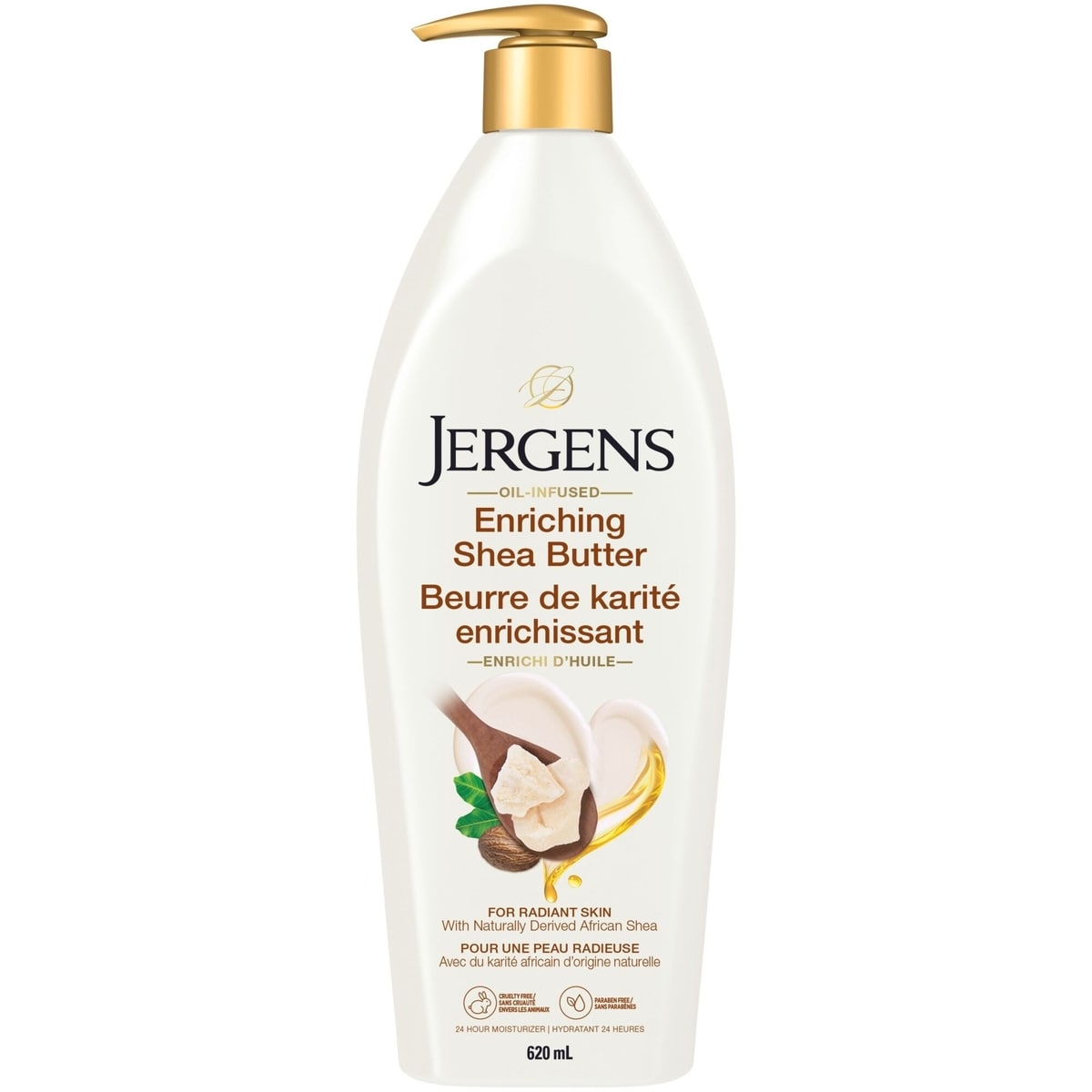 Hydratant enrichissant au beurre de karité de Jergens
