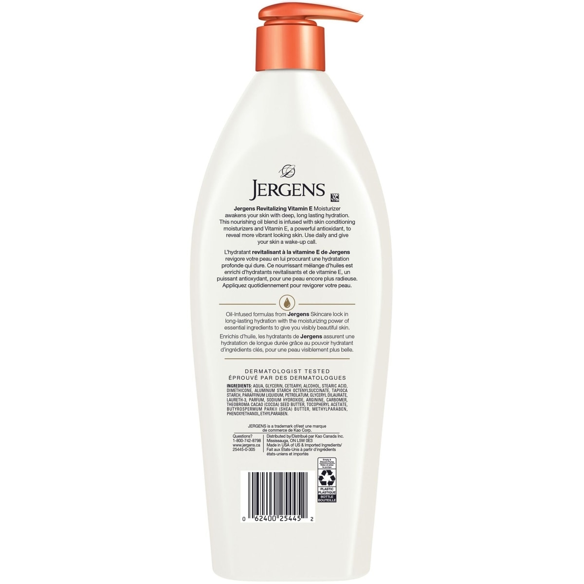 Hydratant revitalisant à la vitamine e de Jergens