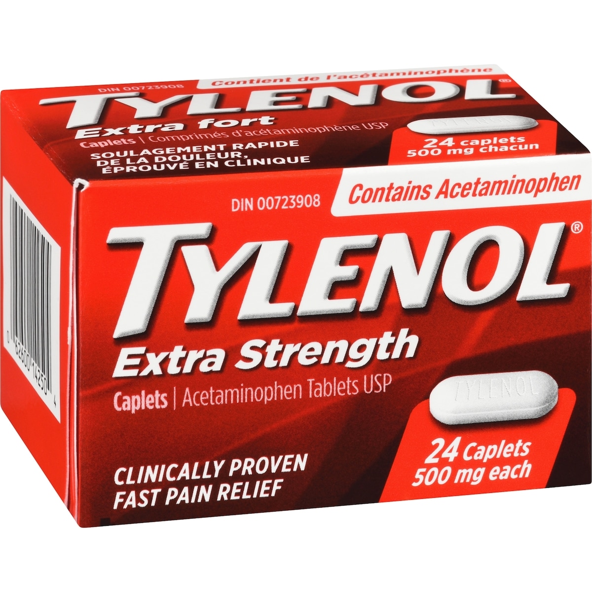 Extra Strength Pain Relief Acetaminophen 500mg