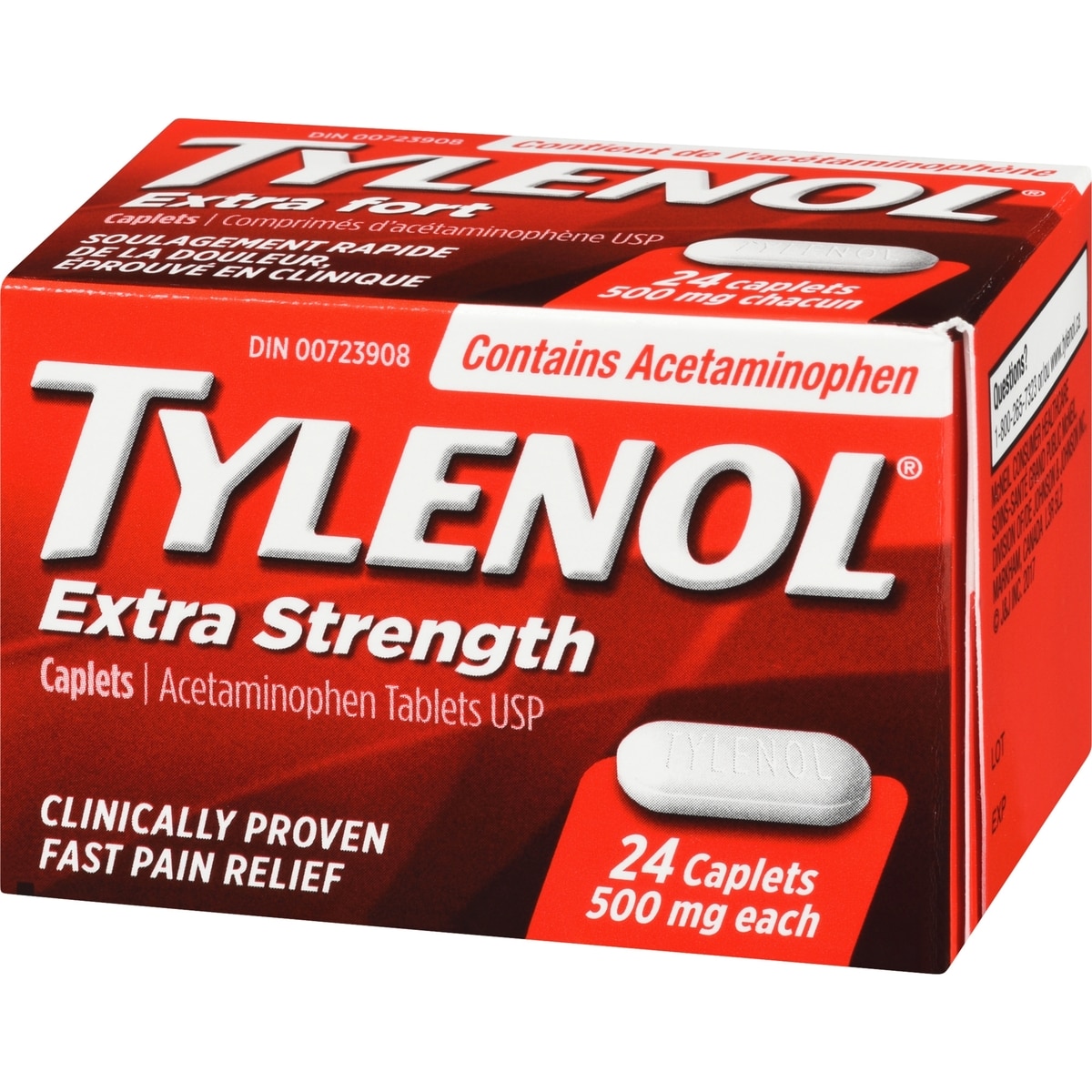 Extra Strength Pain Relief Acetaminophen 500mg