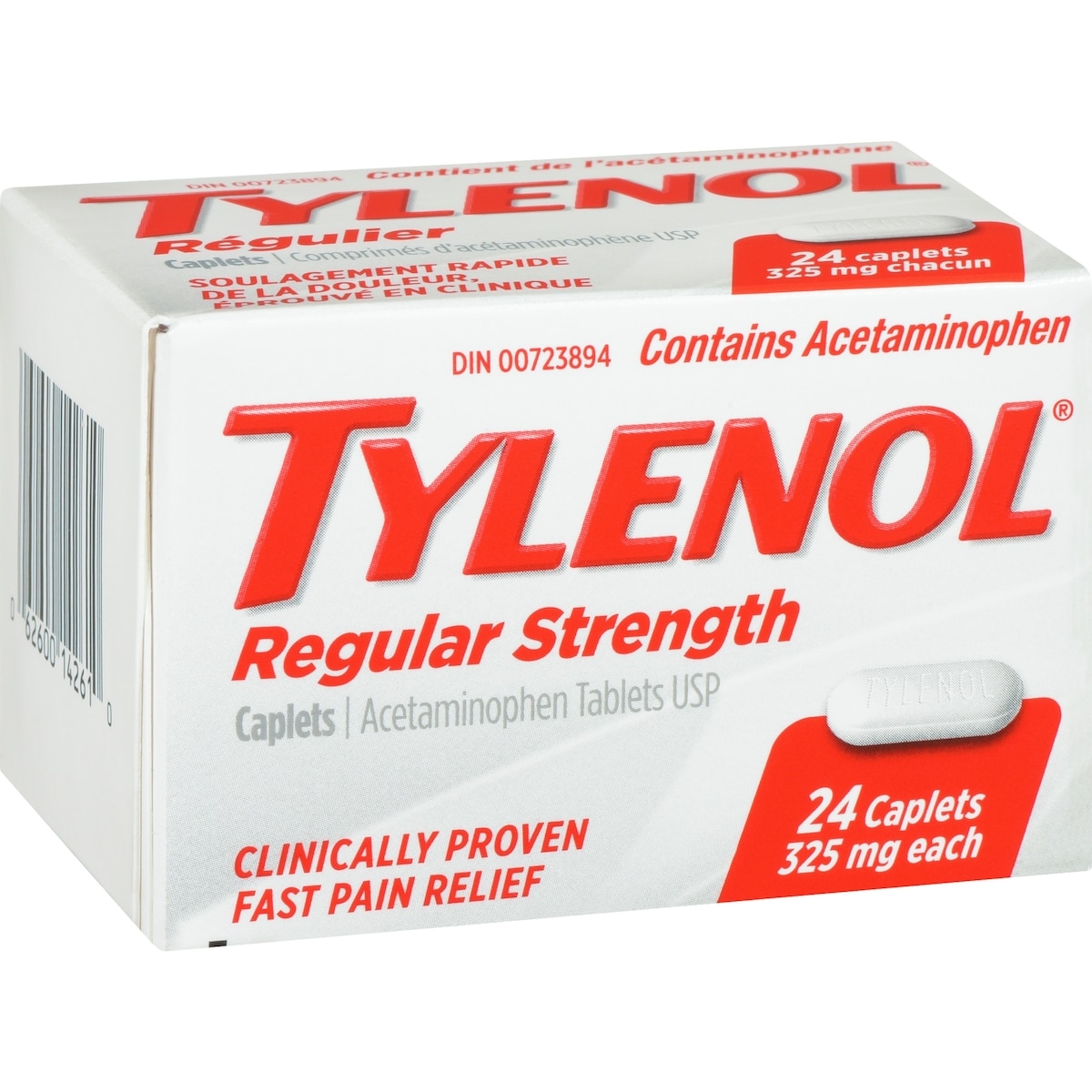 Regular Strength Pain Relief Acetaminophen 325mg
