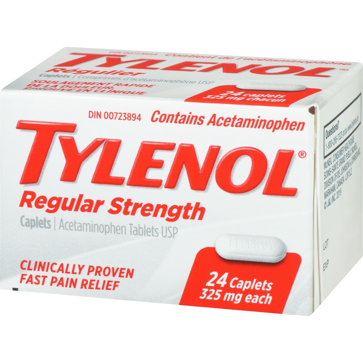 Regular Strength Pain Relief Acetaminophen 325mg