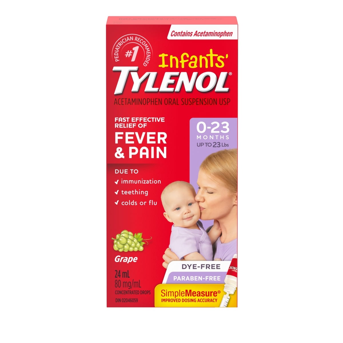 Infants' Medicine, Fever & Pain Drops