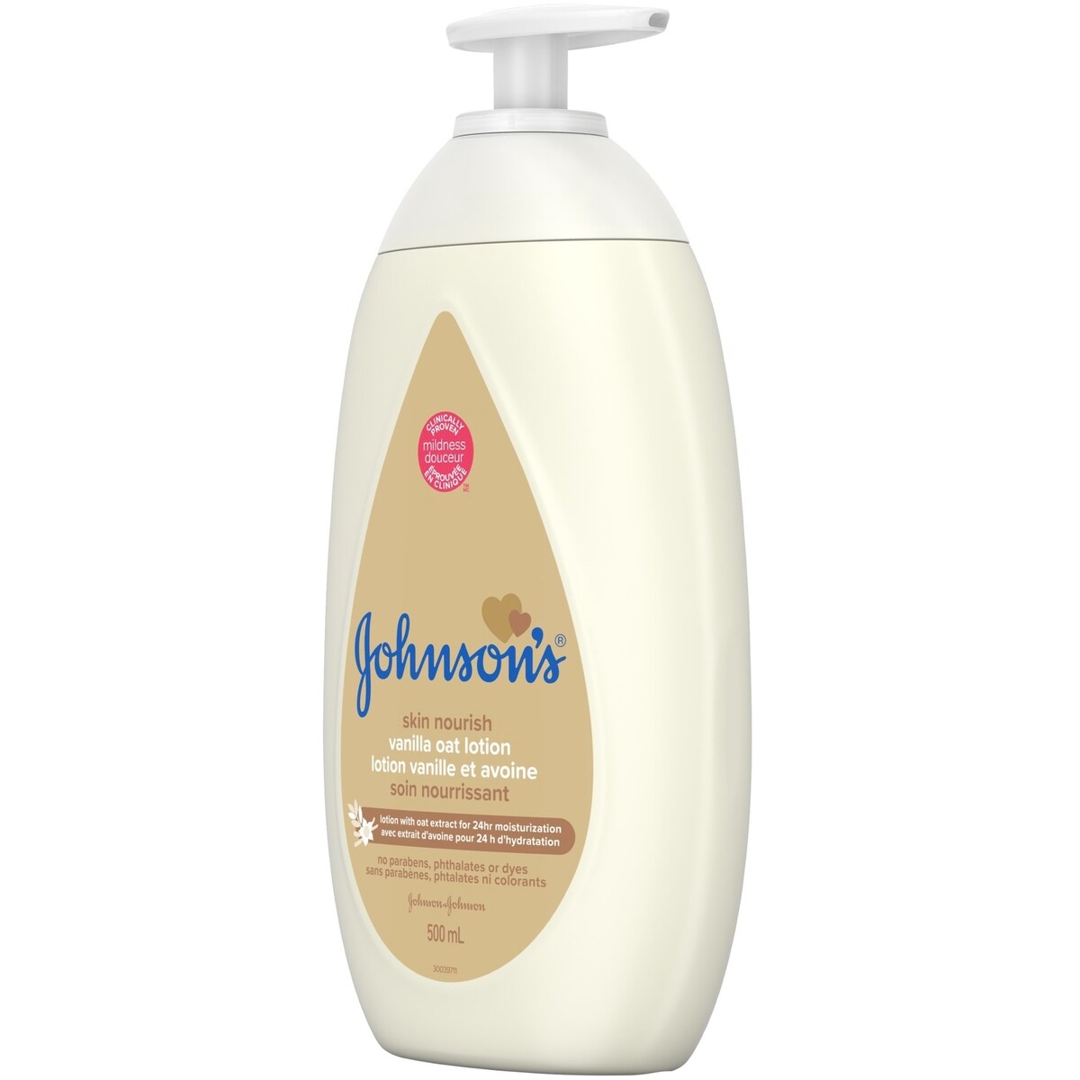 Lotion vanille et avoine, soin nourrissant pour bébés