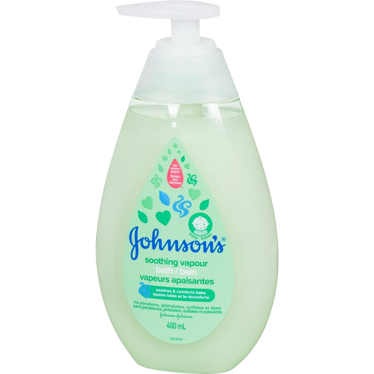 Johnson's Bain vapeurs apaisantes avec eucalyptus, pour bébés 400mL