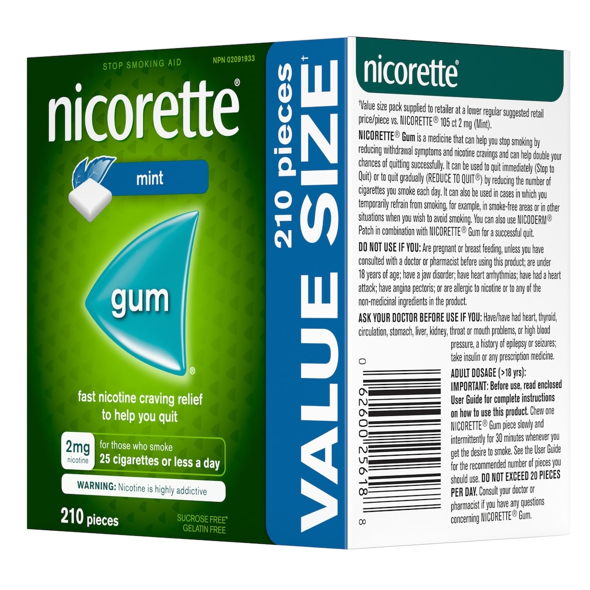 Nicotine Gum, 2 mg