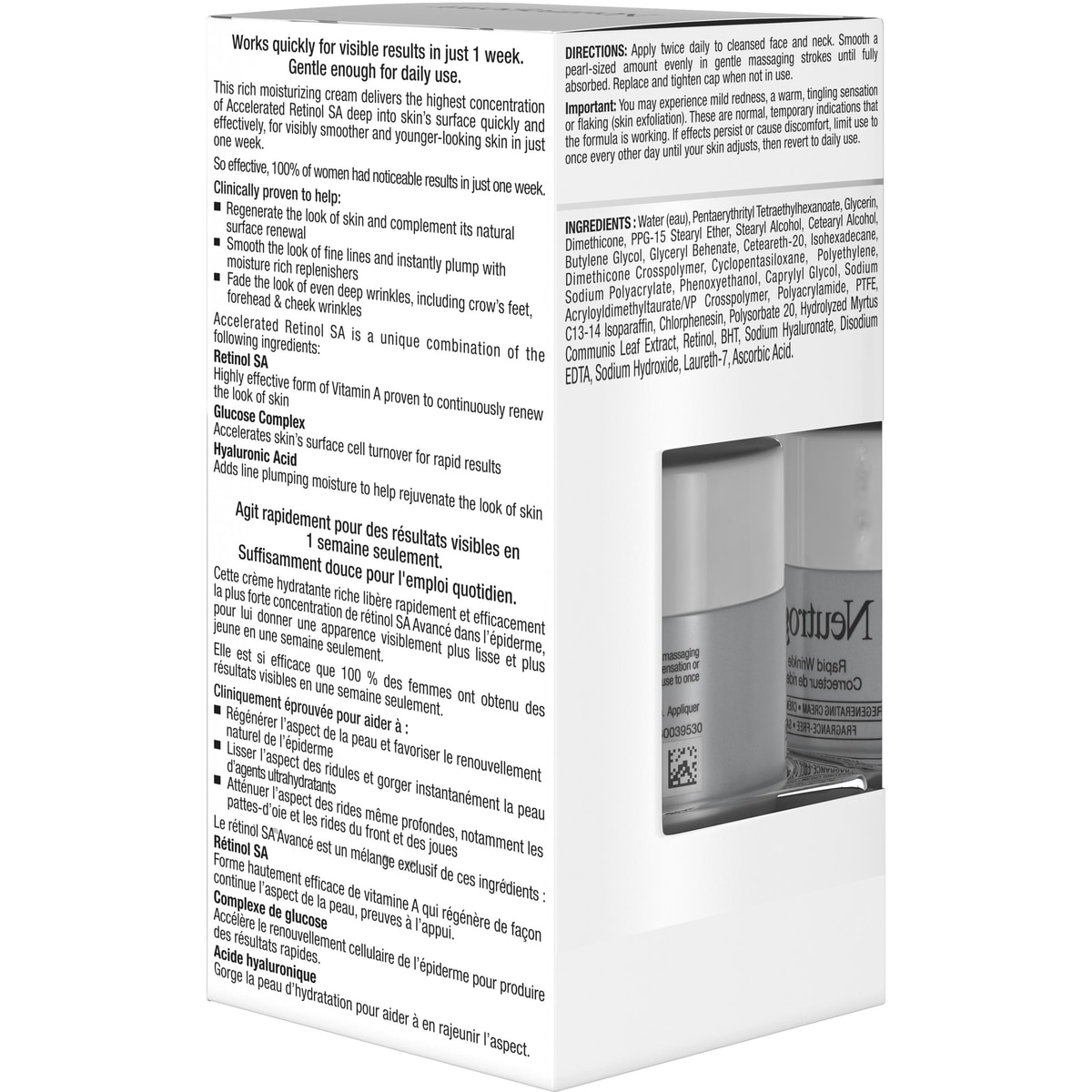 Rapid Wrinkle Repair Regenerating Retinol Face Moisturizer, Fragrance Free