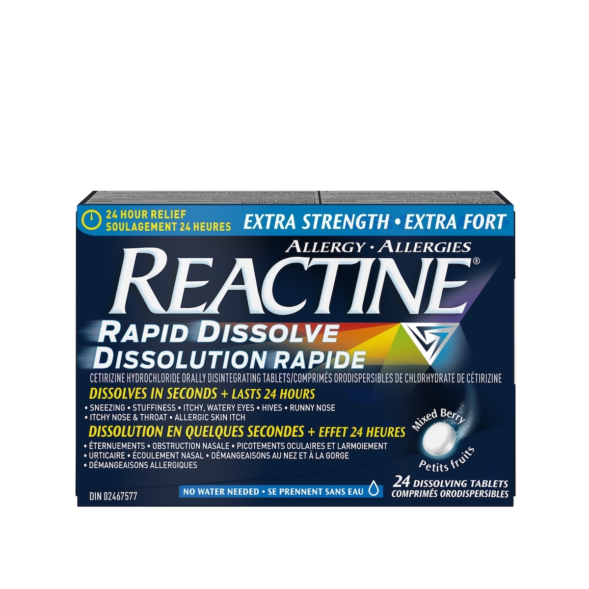 Rapid Dissolve Extra Strength 24 Hour Allergy Medicine