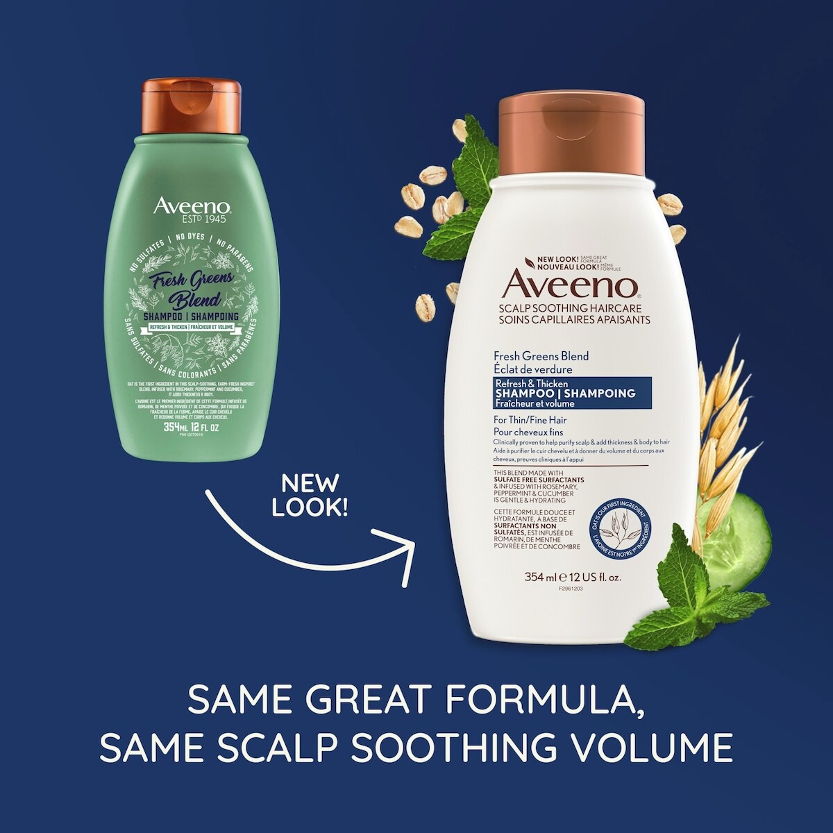 Shampoing volumateur naturel au romarin et au concombre