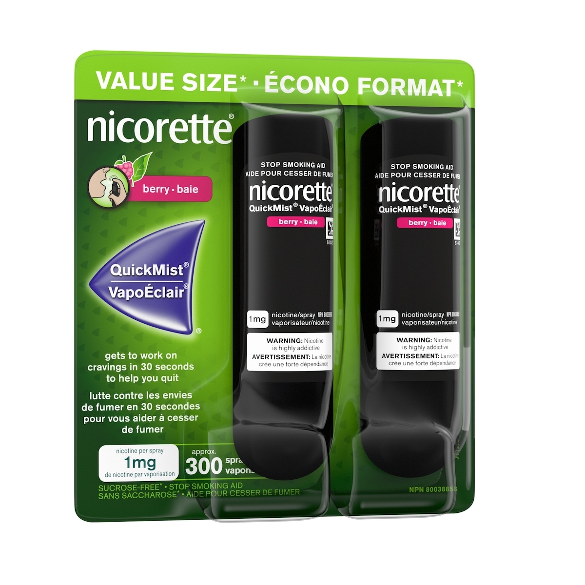 Nicotine Quickmist Spray Berry