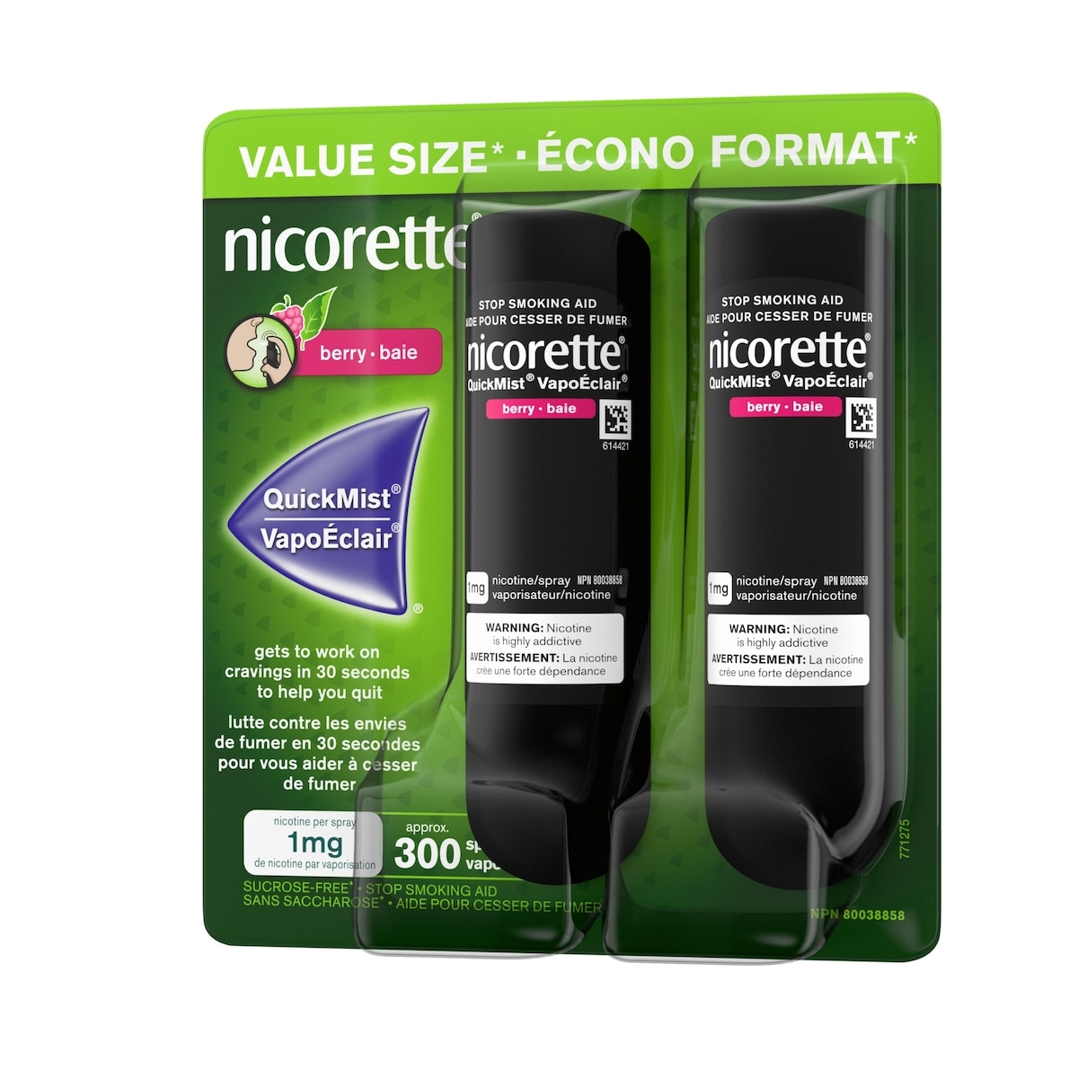 Nicotine Quickmist Spray Berry