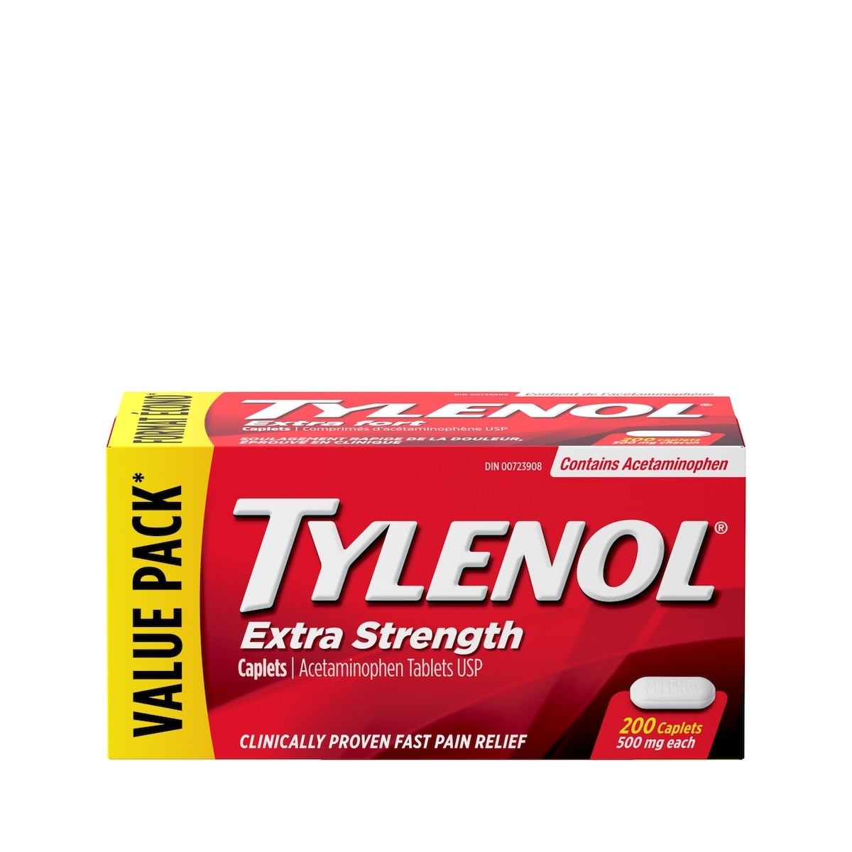 Extra Strength Pain Relief Acetaminophen 500mg