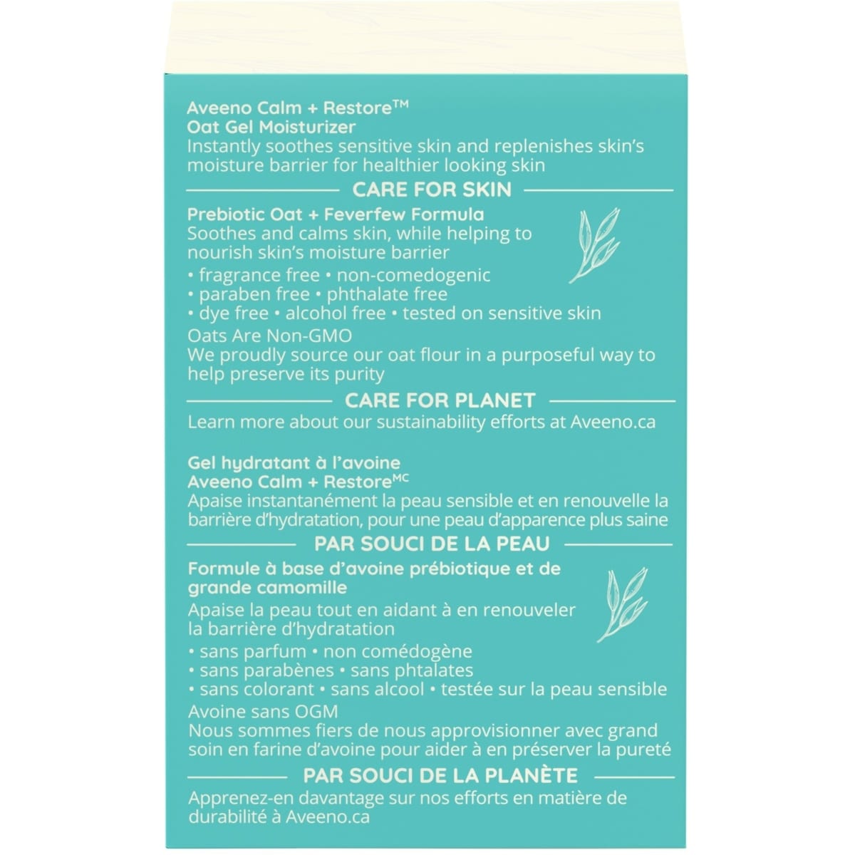 Calm + Restore Oat Gel Moisturizer for Sensitive Skin