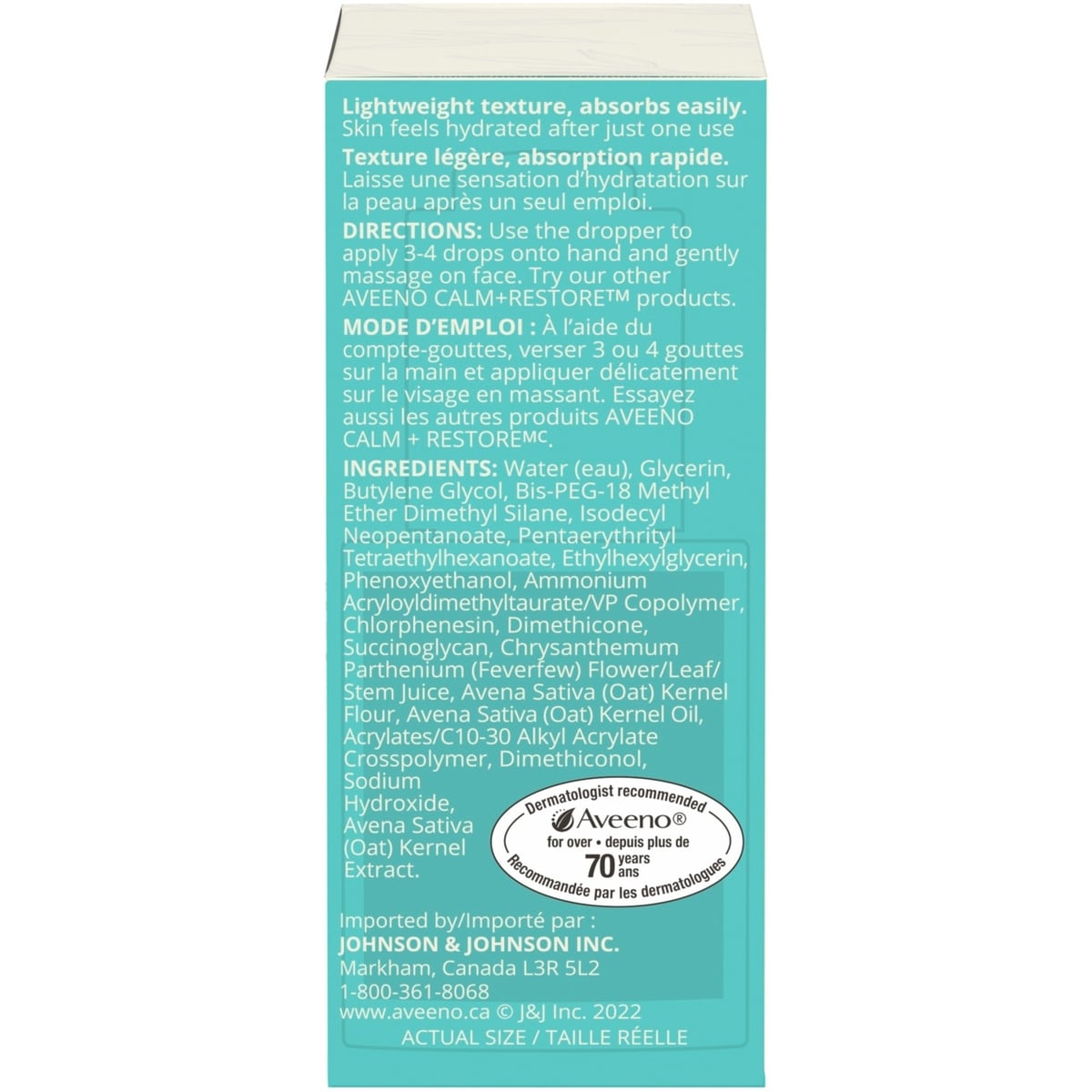 Calm+Restore Sérum triple avoine