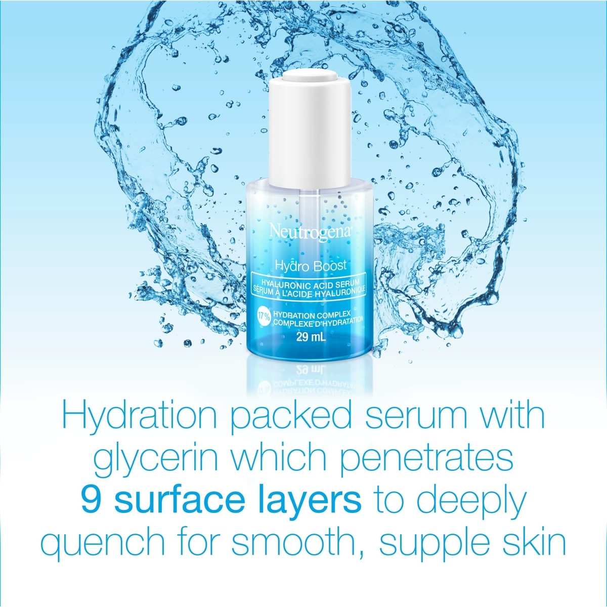 Hydro Boost Sérum à l'acide hyaluronique, 29 ml