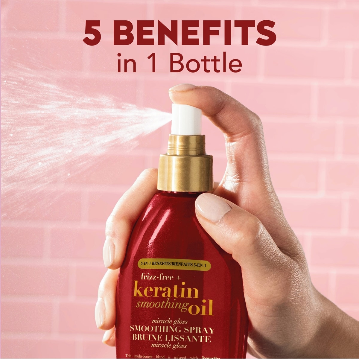 Bruine lissante Frizz-Free + Keratin Miracle Gloss