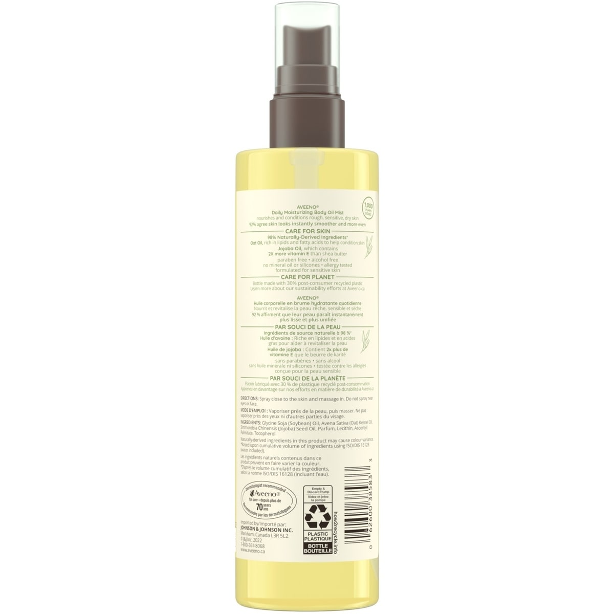 Daily Moisturizing Body Oil Mist