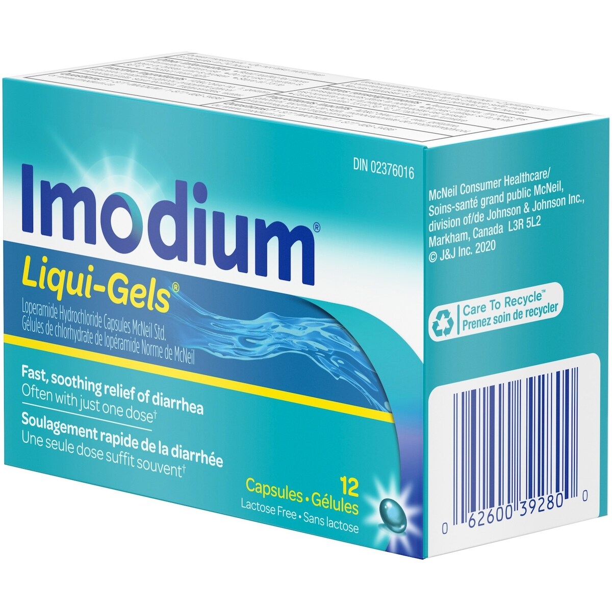 Imodium Liquid Gels 12s