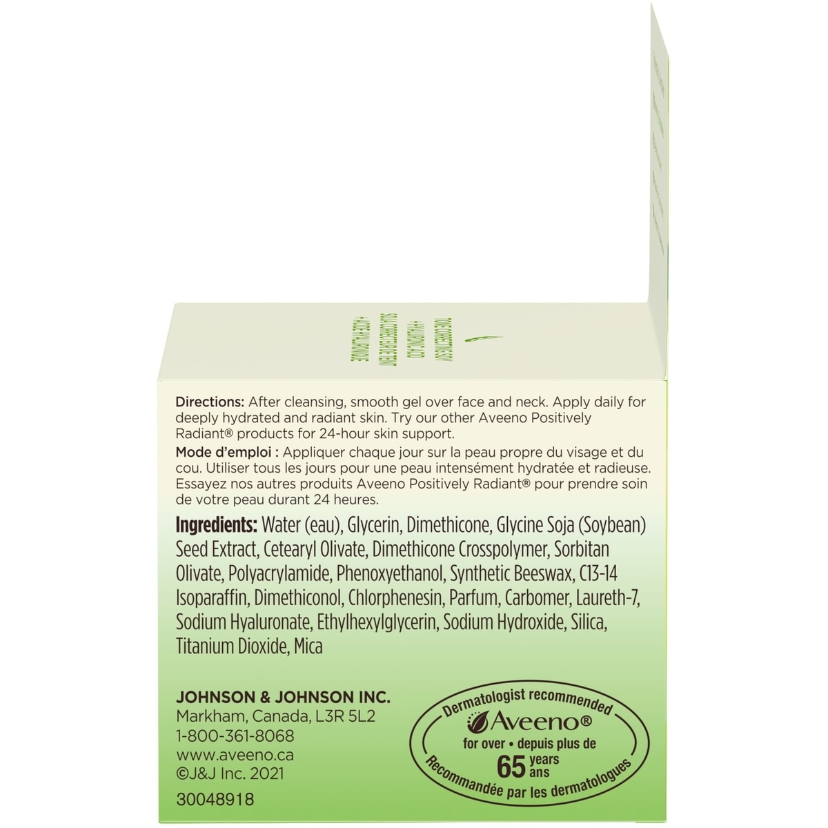 Gel hydratant pour le visage Positively Radiant