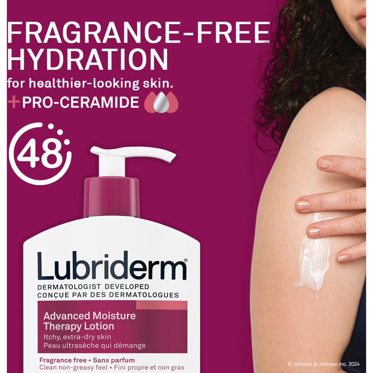 Lotion Advanced Moisture Therapy - Vitamine E, provitamine B5, procéramides, peau sèche