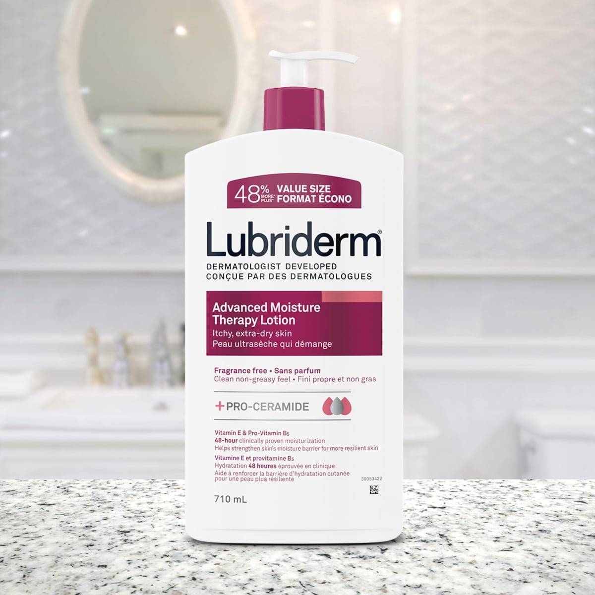 Advanced Moisture Therapy Lotion, Vitamin E, Pro-Vitamin B5, Pro Ceramide, Dry Skin