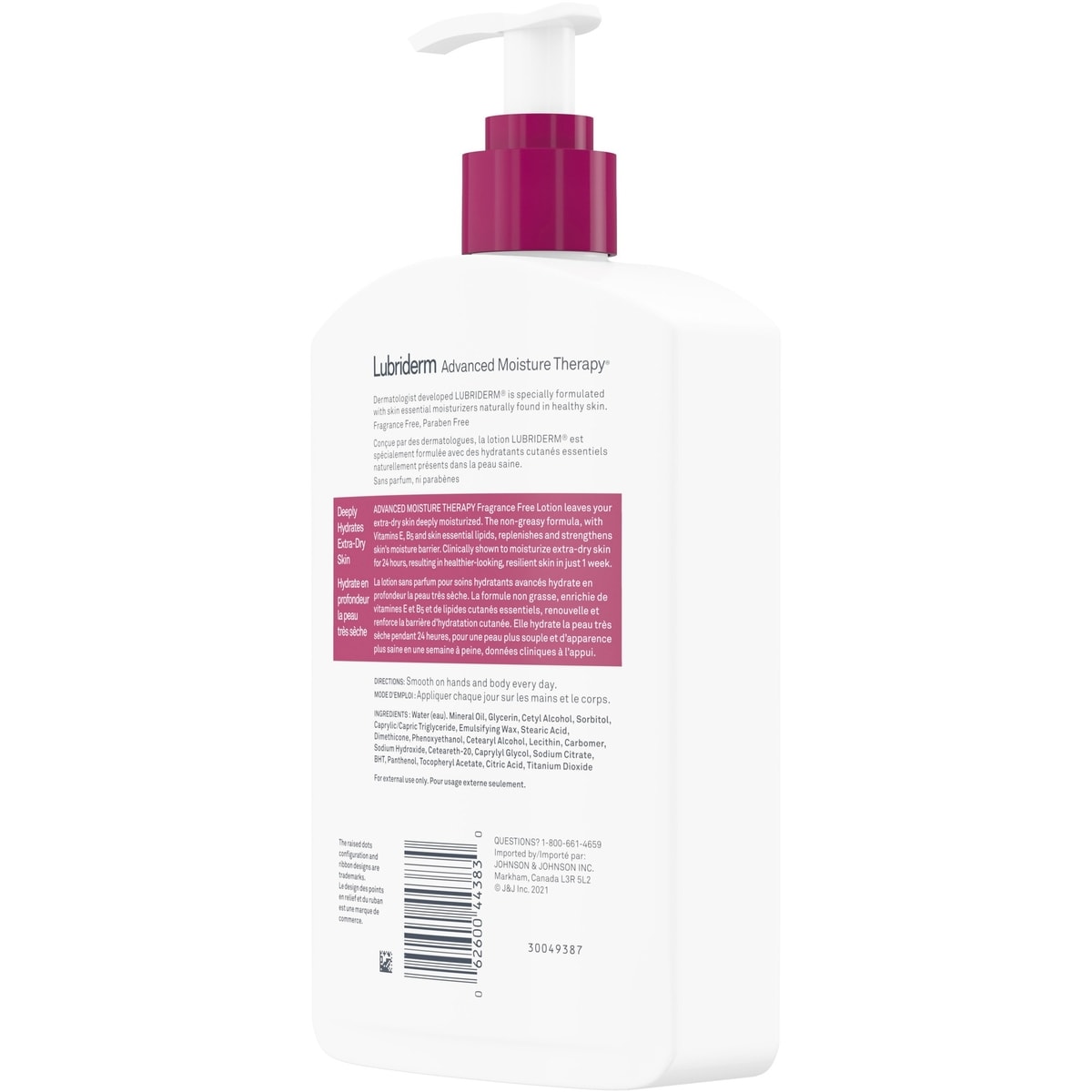 Advanced Moisture Therapy Lotion, Vitamin E, Pro-Vitamin B5, Pro Ceramide, Dry Skin