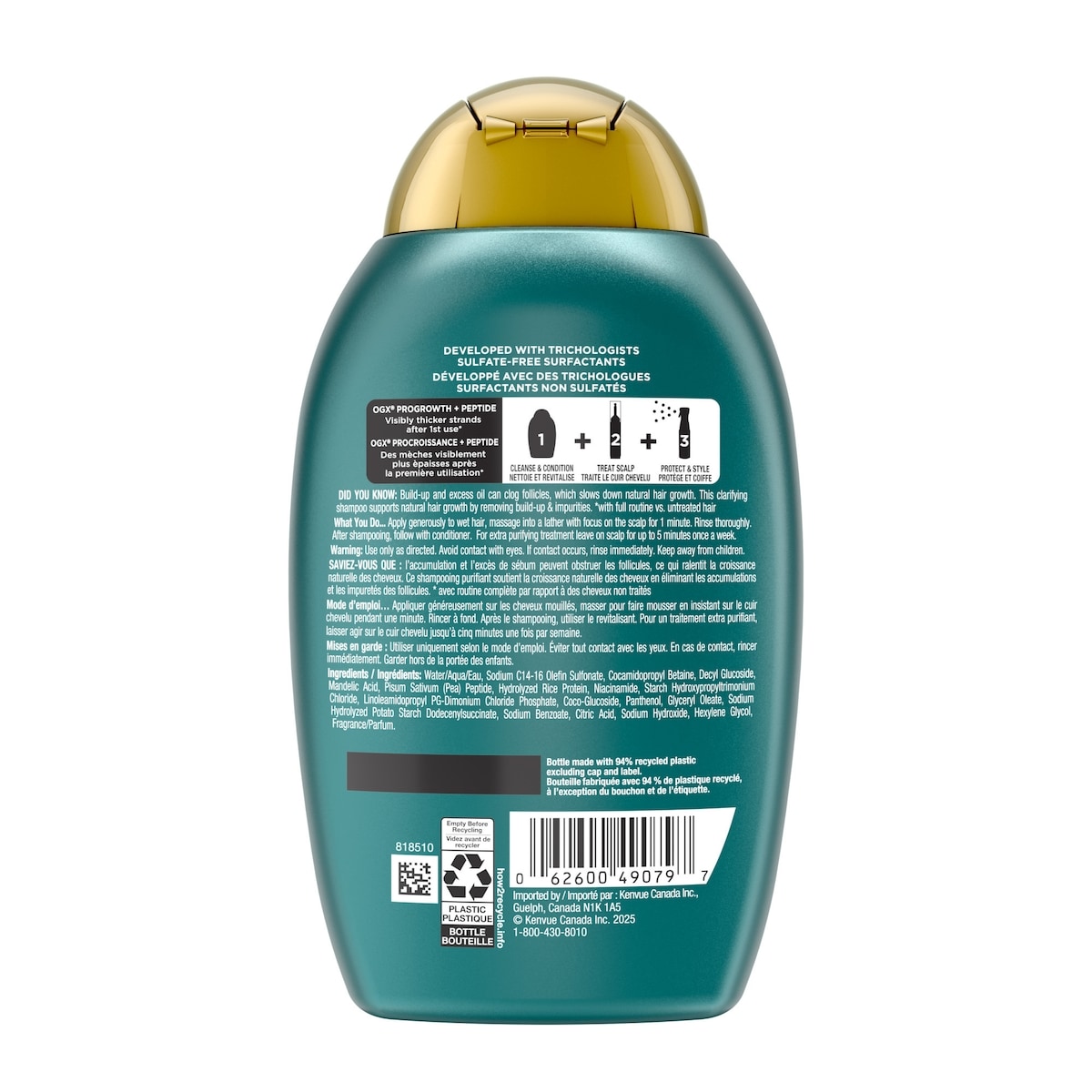 ProGrowth + Peptide Clarifying Shampoo