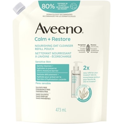 Calm+Restore Nourishing Oat Cleanser Refill Pouch