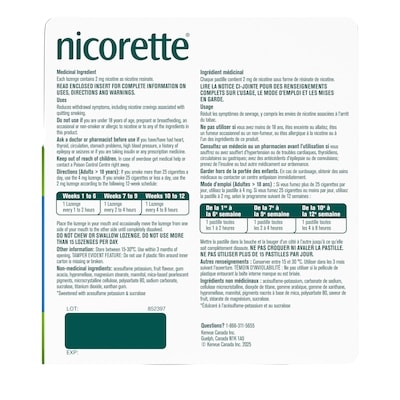 Nicotine Lozenges, 2 mg, Fresh Fruit 6