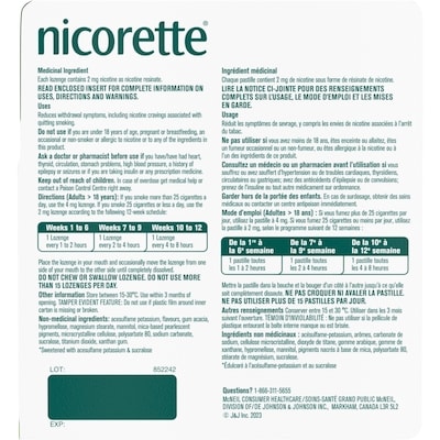Nicotine Lozenges, 2 mg, Fresh Fruit 7
