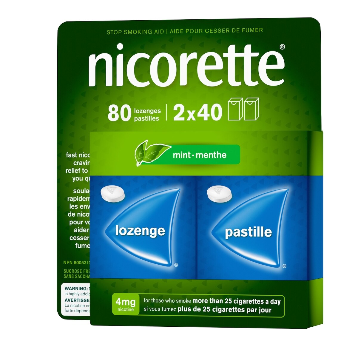 Nicotine Lozenges, 4 mg, Fresh Fruit