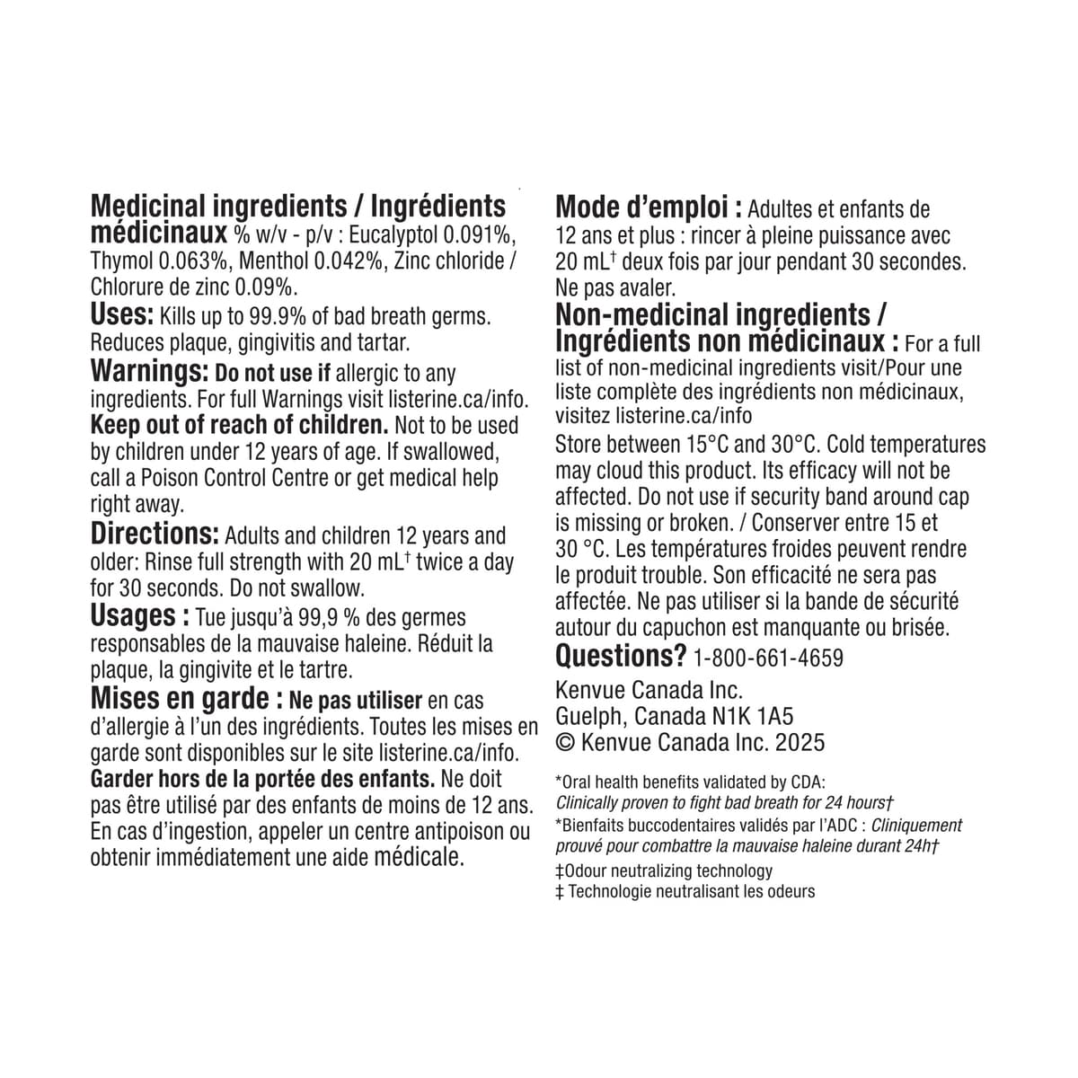 Rince-bouche sans alcool contre la mauvaise haleine