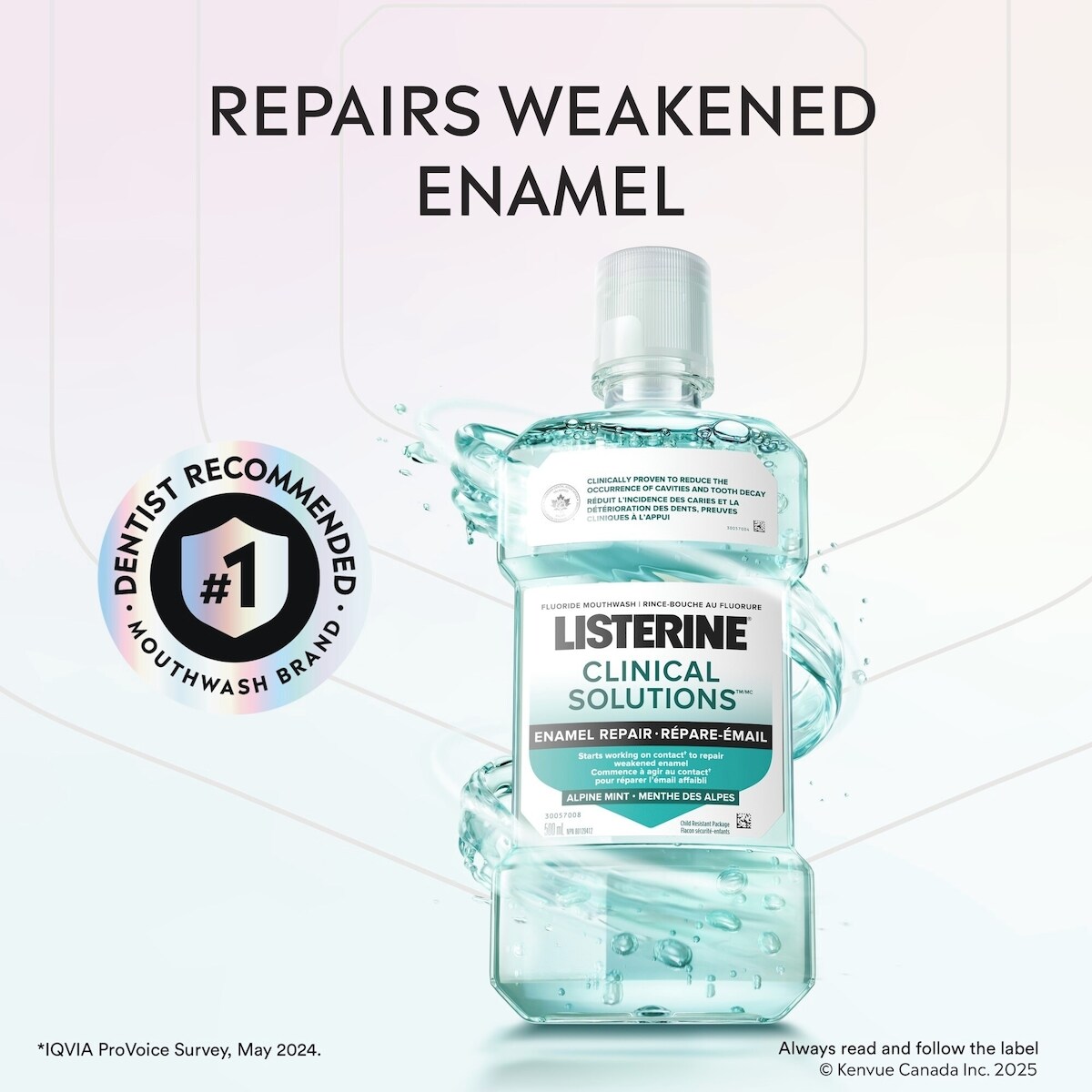 Solutions cliniques Répare-émail à la menthe