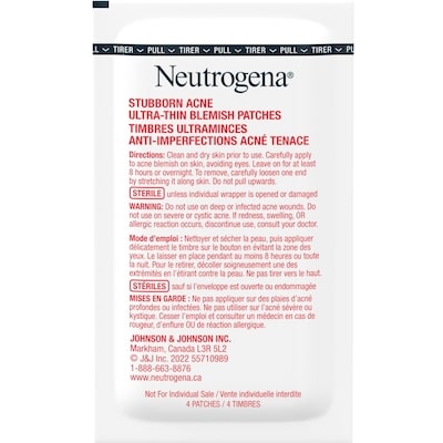 Stubborn Acne Blemish Patches, Hydrocolloid Spot Treatment, Pimple Care Patch, Duo Pack 3