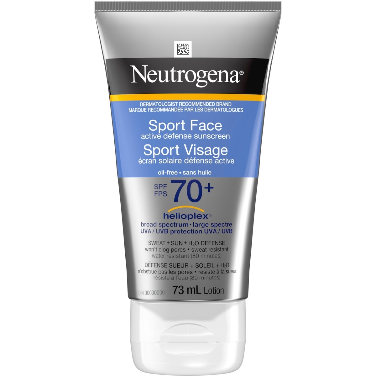 Sport Face Active Defense Sunscreen, SPF 70, Oil-Free