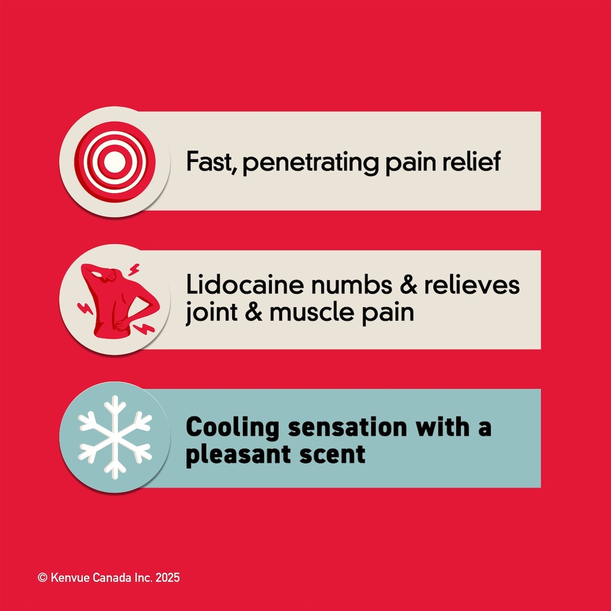 Crème analgésique Effet refroidissant Precise