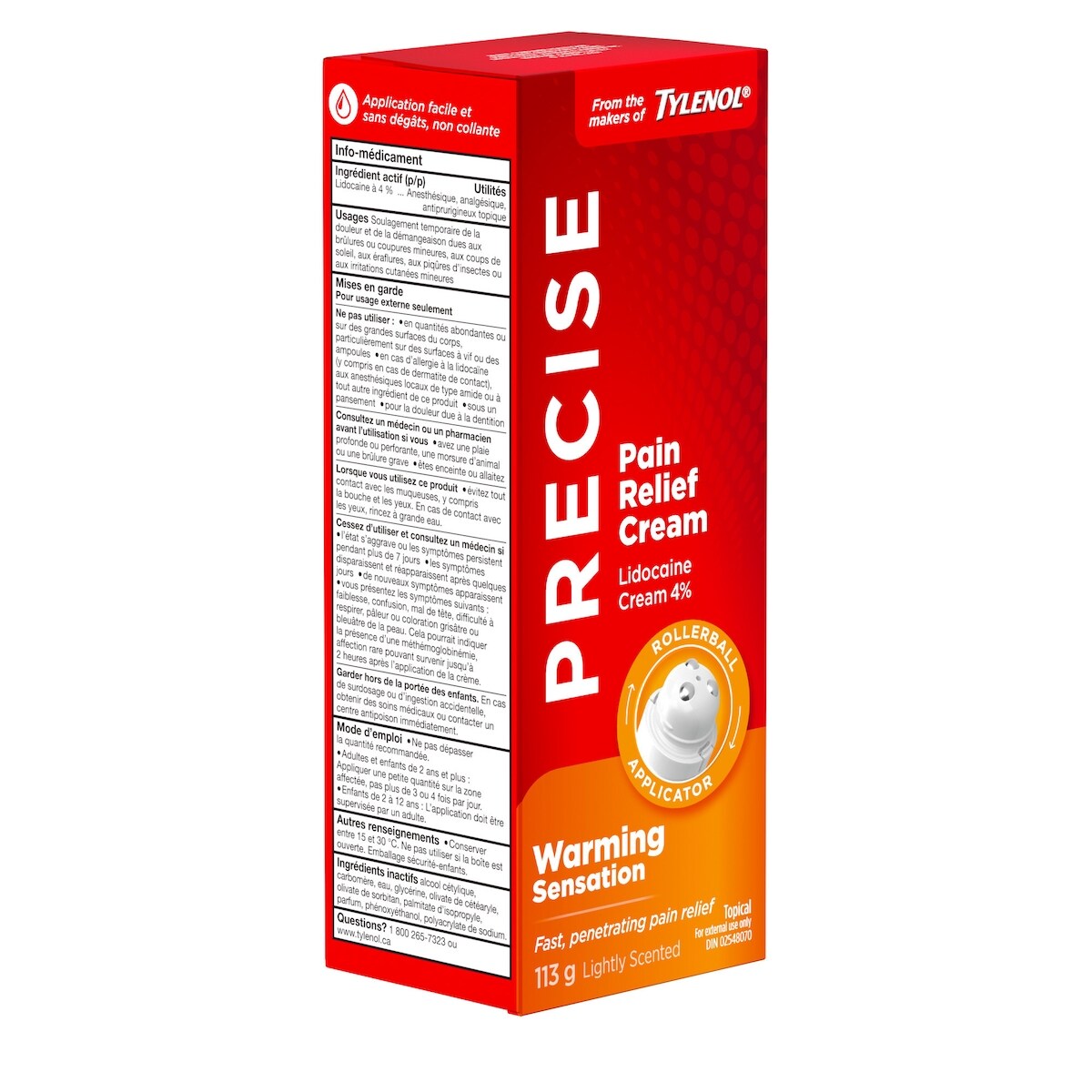 Tylenol Precise Pain Relief Cream with Warming Sensation