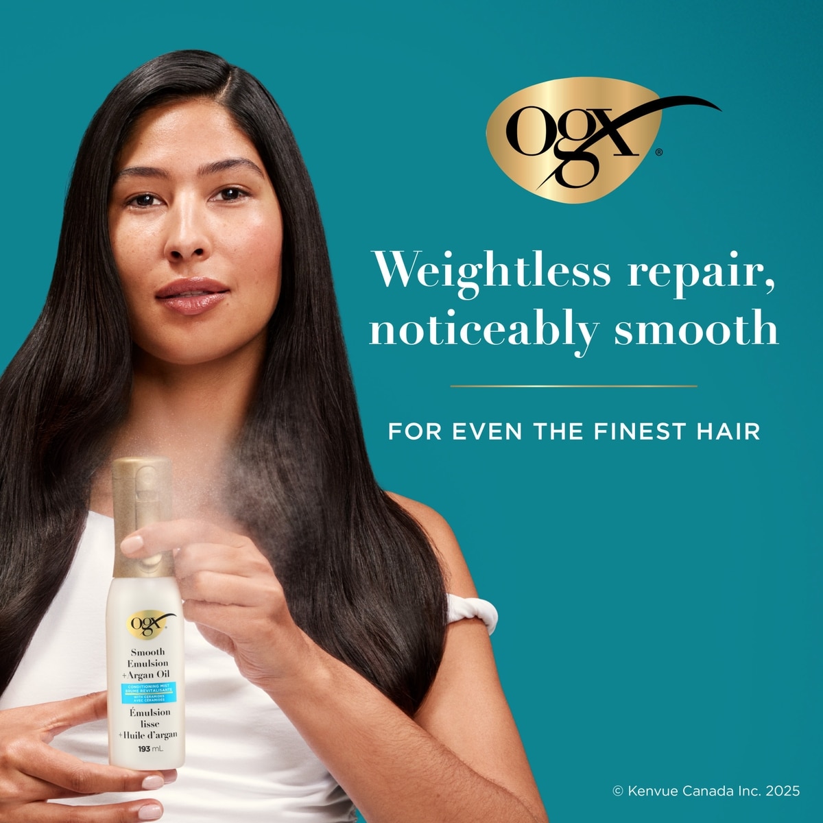 Smooth Emulsion + Argan Oil Conditioning Mist with Ceramides