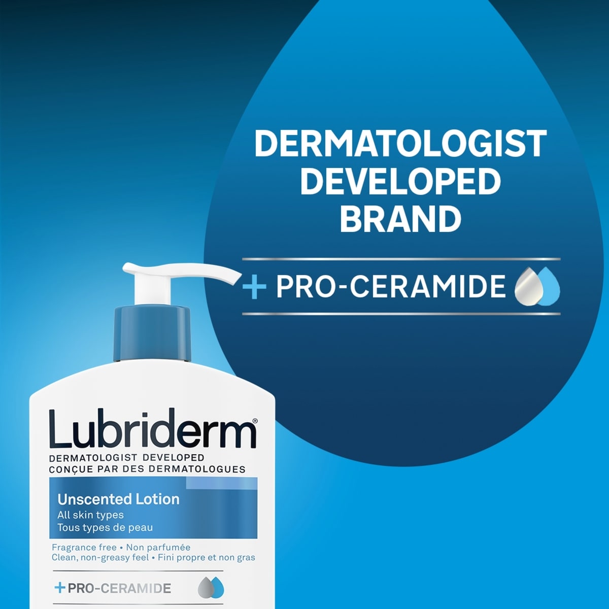 Lotion non parfumée, Beurre de karité et glycérine, Peau sèche, Hydratant pour les mains et le visage