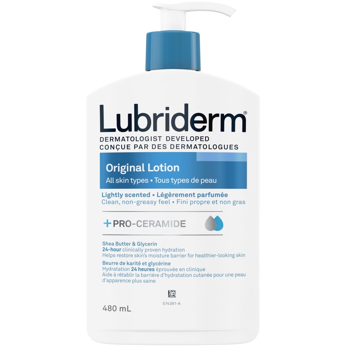 Original Lotion, Shea Butter, Glycerin, Pro-Ceramide, All skin types