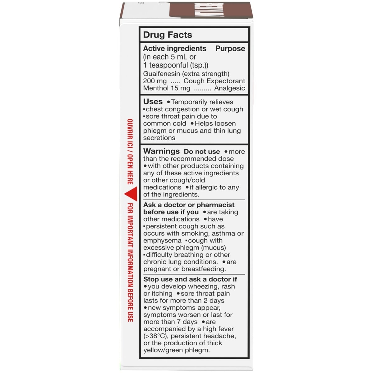 Sirop antimucosités plus soulagement du rhume