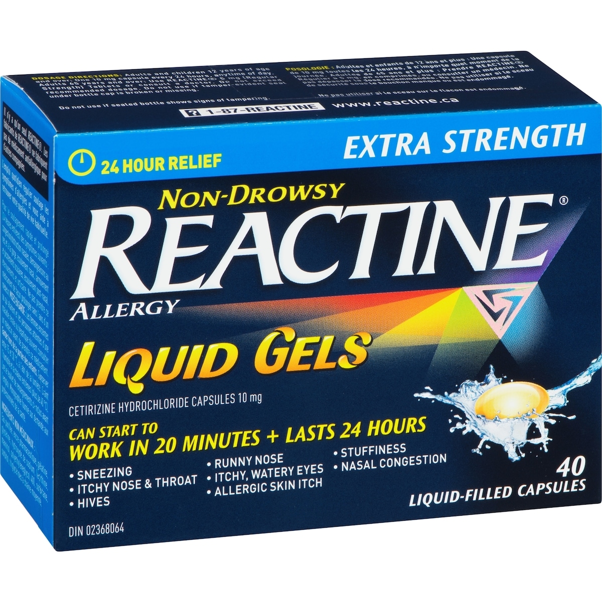 Extra fort, Soulagement 24 h des allergies