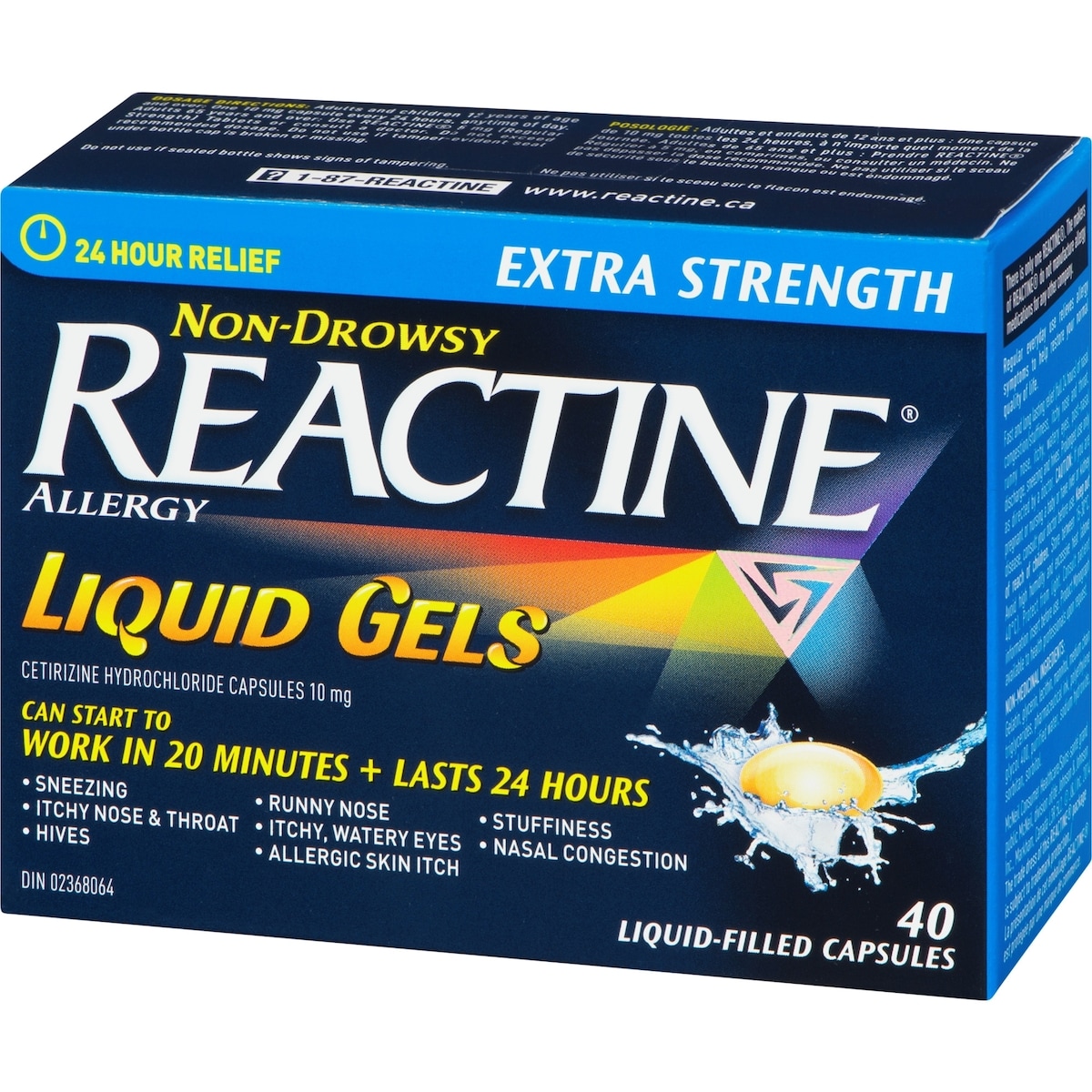 Extra fort, Soulagement 24 h des allergies