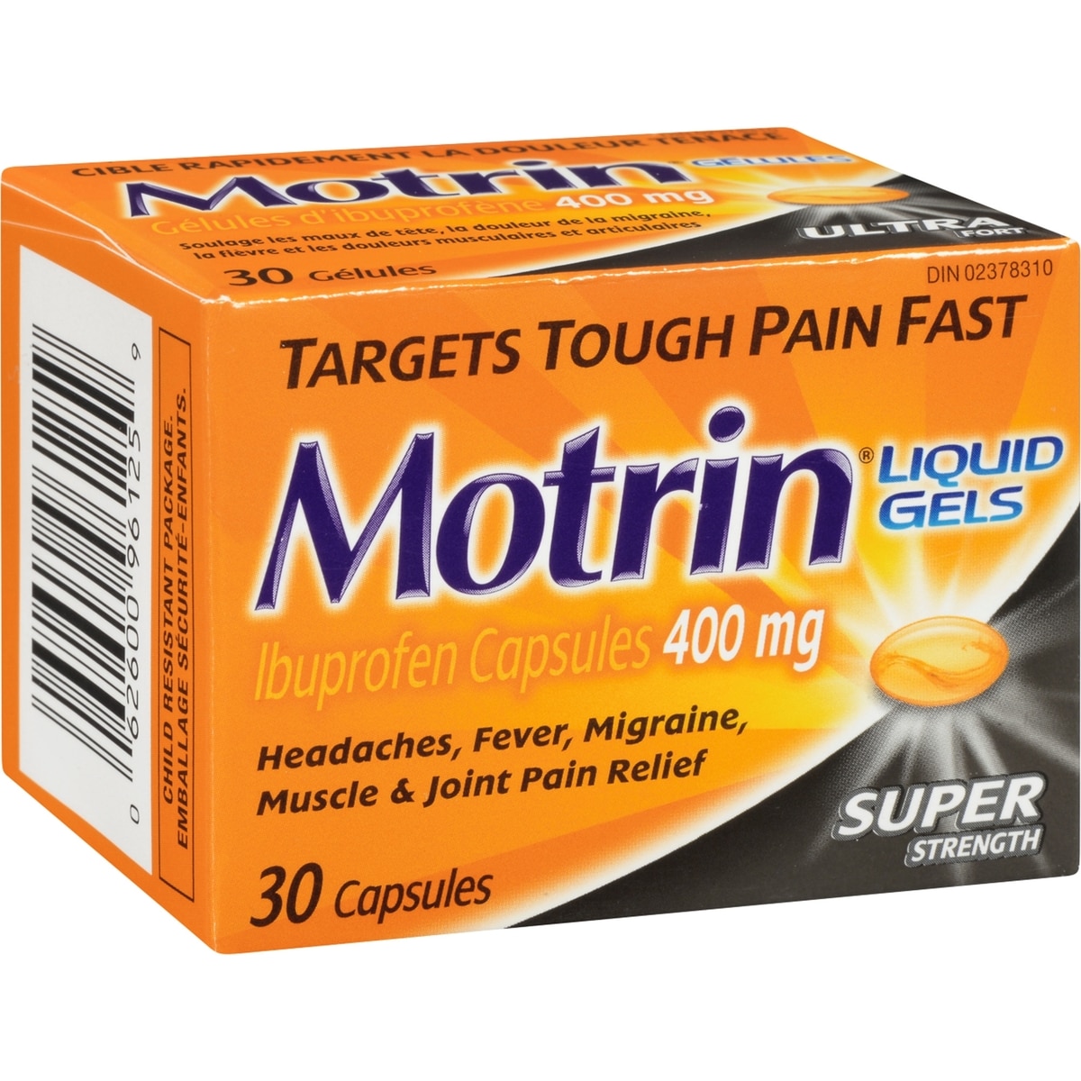 Analgésique à l’ibuprofène, Ultra fort