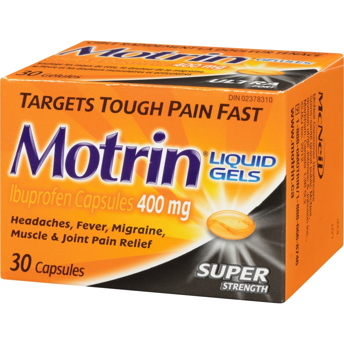Analgésique à l’ibuprofène, Ultra fort