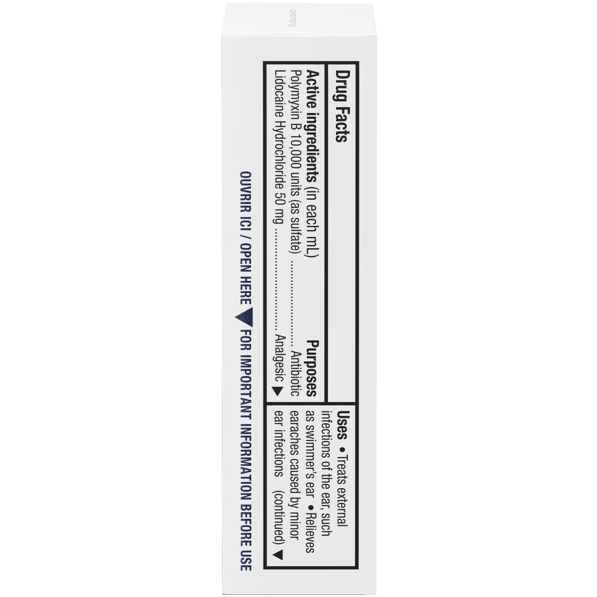 Polysporin Plus Pain Relief Ear Drops, 15mL