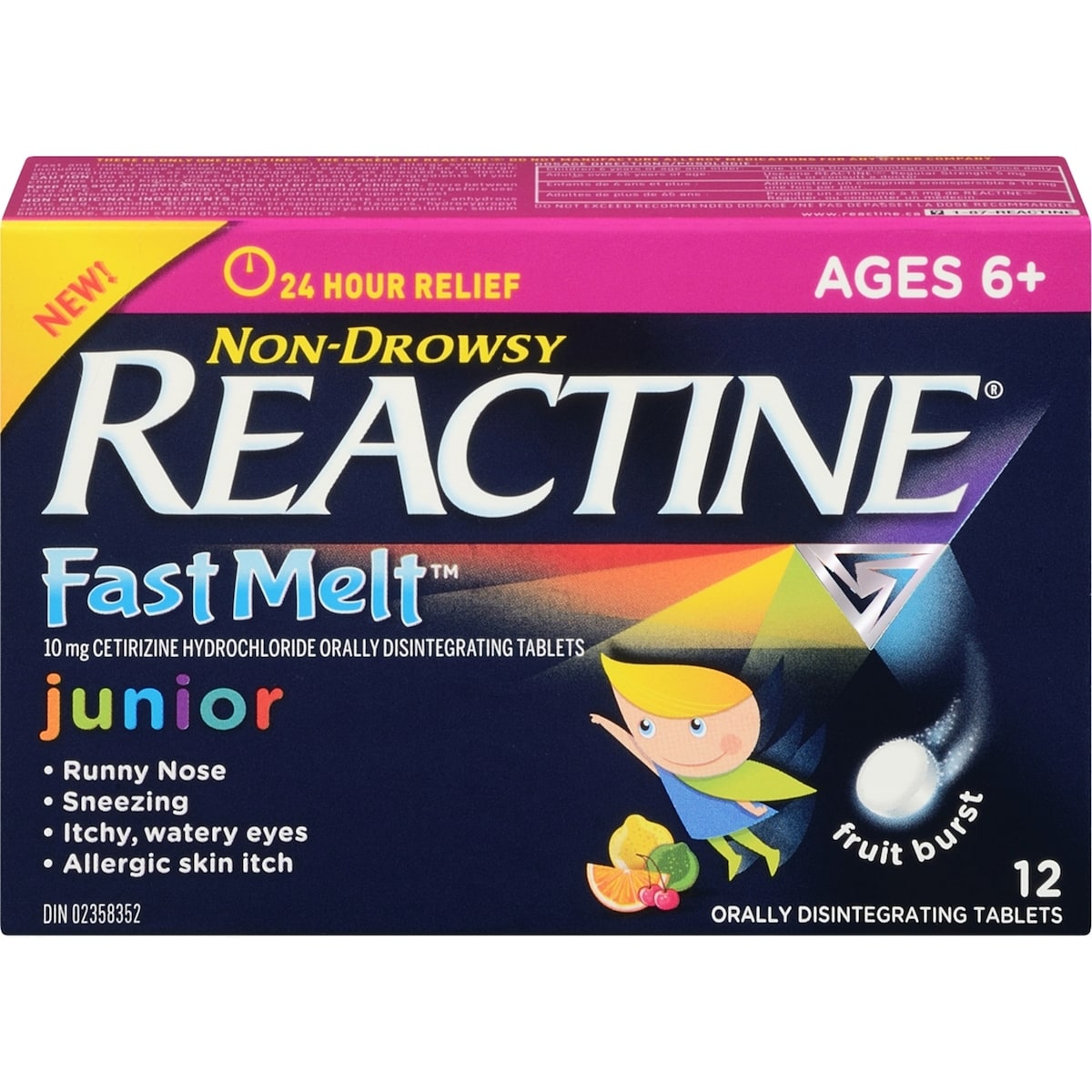 Vit-Dissous Formule junior, Soulagement 24 h