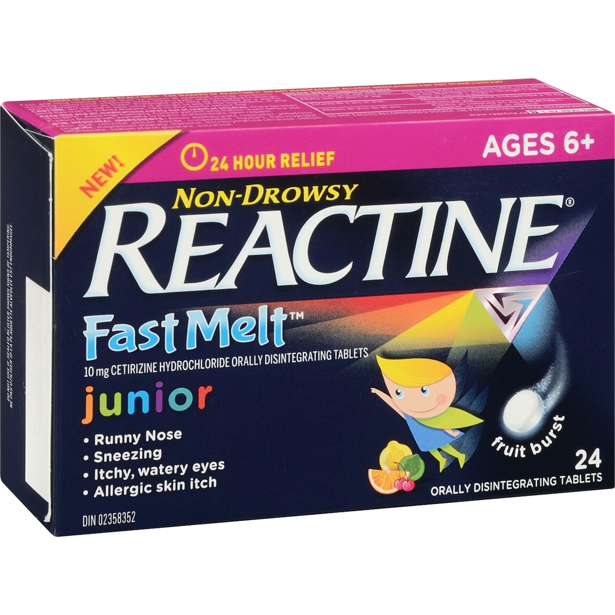 Vit-Dissous Formule junior, Soulagement 24 h