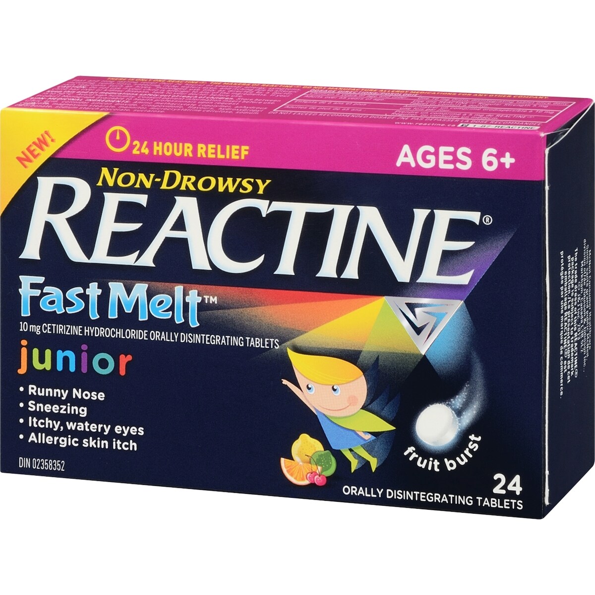 Vit-Dissous Formule junior, Soulagement 24 h