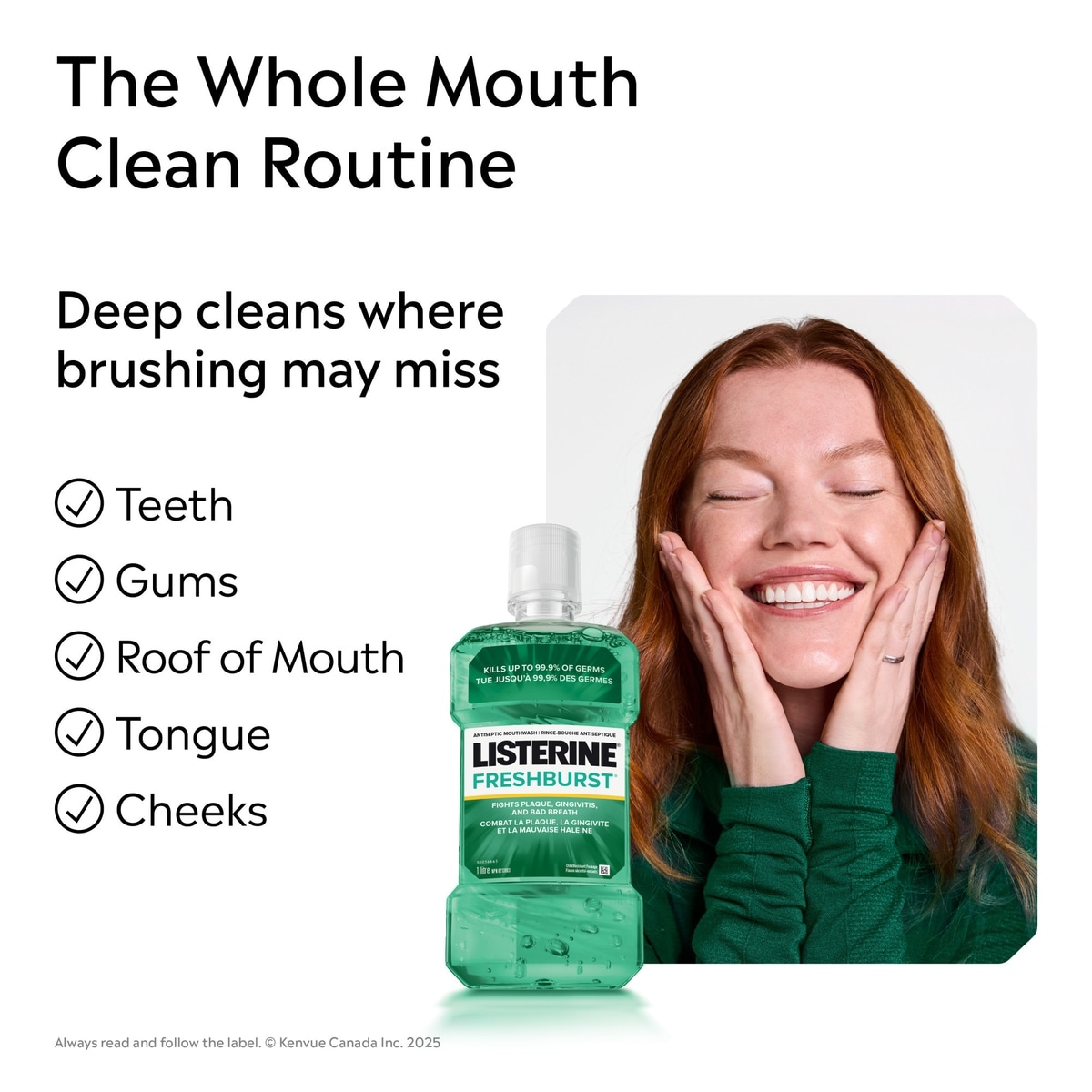 Fresh Burst Antiseptic Mouthwash